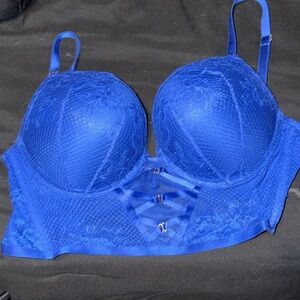 Victoria's Secret Royal Blue Lace Bra